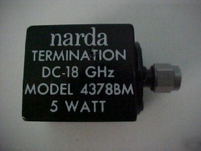 Narda microwave 4378BM coaxial termination 50 ohm 5 w