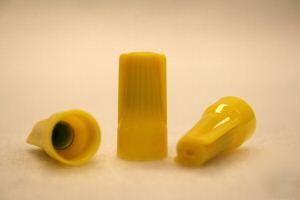 New 1 case 5000 pc wire nuts yellow easy cap (N1) 