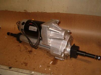 New electric transaxle with wheels 24 volt 1.0 hp brand 