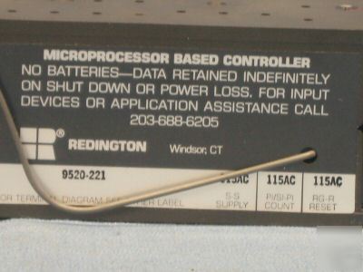 Redington microprocessor based control 9500-221 2A541
