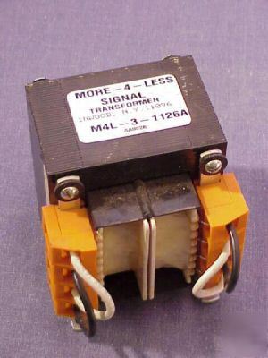 More-4-less signal transformer M4L-3-1126A