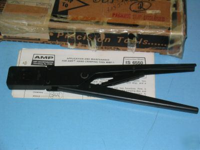 New amp hand crimp tool 90381-1-b f type 