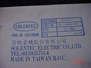 Solentec solenoid tubular type stc HP08A-F05 502905W