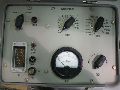 Westinghouse elec. corp. adapter test set