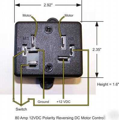 80 amp polarity reversing dc motor control