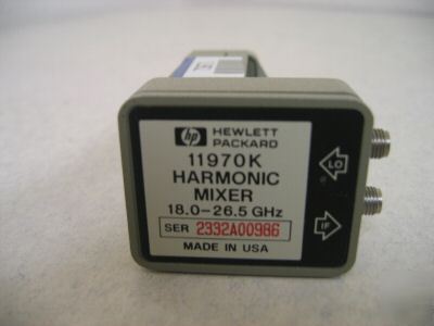Agilent 11970K 18-26.5 ghz waveguide mixer.
