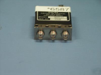 Narda/L3 SEM123 coaxial rf switchspdt, failsafe, dc-18 