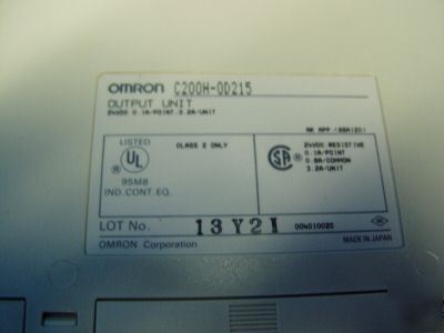 Omron output unit m/n: C200H-OD215 - used