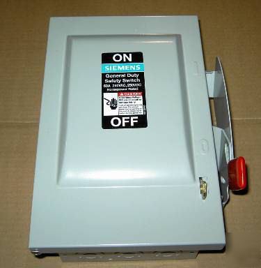 Siemans GNF322 general duty safety switch 60 amps