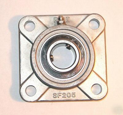 1-1/2 stainless steel 4-bolt flange bearing SUCSF208-24