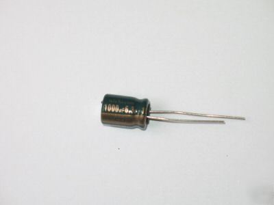 Lot of 50 mini capacitor 1000UF 6.3V 105C 8X12MM