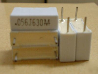 New 600 pcs 630V .056UF mallory box mylar capacitors 
