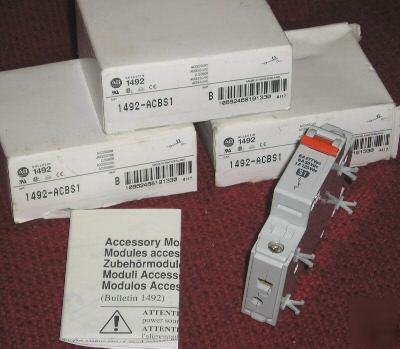 New ab, cat.#1492-ACBS1 - accessory module for cb's - 3- 