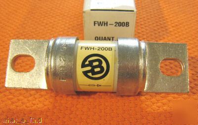 New buss semiconductor fuse fwh-200B fwh 200 fwh-200A