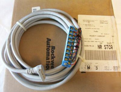 Pre-wired cable for SLC500 16-pt dc input MODULES16.4FT