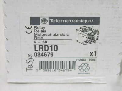Telemecanique LRD10 overload relay lrd-10 