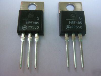 1X motorola npn MRF485 rf power transistor 30MHZ to-220