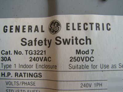 Ge safety switch enclosureno av 108863 1 pc # 57