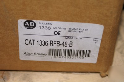 New - allen bradley 1336-rfb-48-b 48A rfi filter