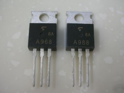 10PCS, 2SA968 A968 toshiba pwr amp transistor to-220