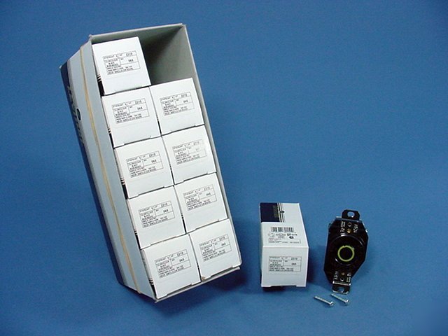 10 leviton L5-20 locking receptacles 20A 125V 2310