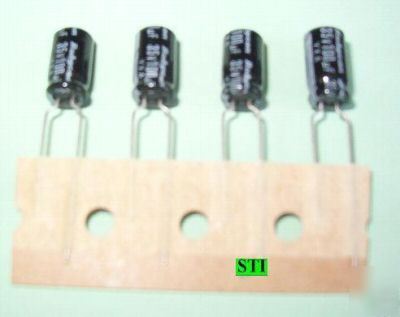  100UF 100MFD electrolytic capacitor 35V (qty 4) radial