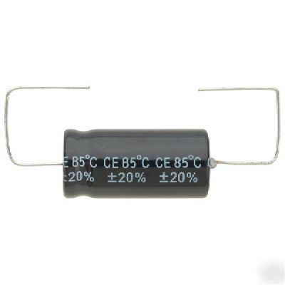 10UF 250V 85 deg axial electrolytic capacitors x 10 