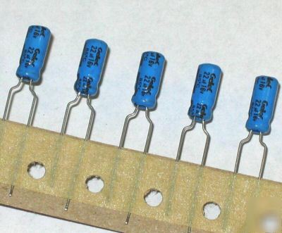 22UF 16V radial electrolytic capacitor 22MF qty: 100