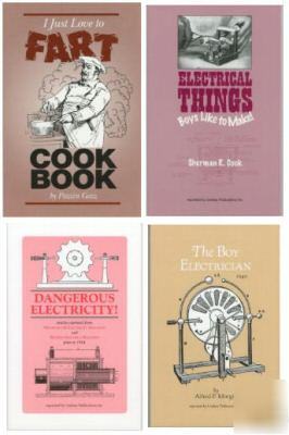 Four electrical books for boys the boy electrician +3