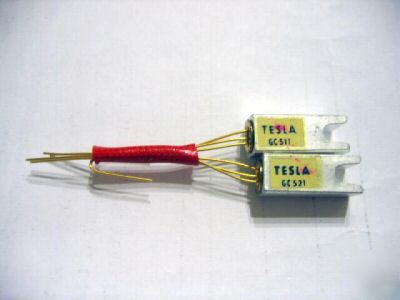 GC511 & GC521 /AC188 & AC187 pair germanium transistors