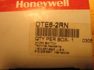 Honeywell DTE6-2RN limit switch *never used*