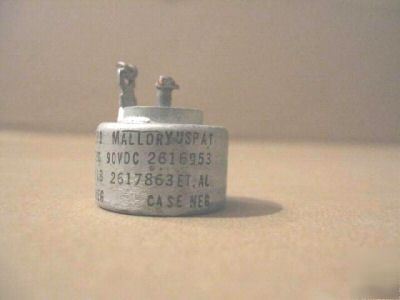 Lot 5 tantalum capacitor mallory 150MFD, 20 - 30VDC 