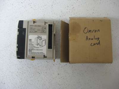 New omron CQM1-DA021 d/a unit analog card 