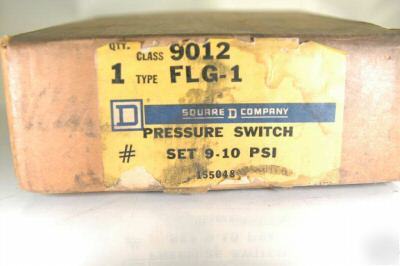 New square d 9012-FLG1 pressure switch class 9012 see