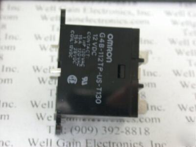 Omron G4B-112TP-us-T130 12VDC power relay spst 15A 125V