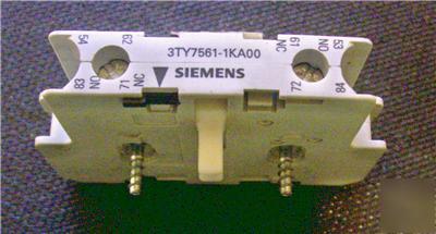 Siemens 3TY7561-1KA00, auxiliary contract block, nnb