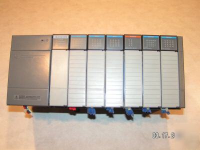 Allen bradley SLC500 plc 7 slot system loaded modules