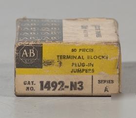 Allen bradley terminal block plug-in jumpers 1492-N3