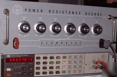 Clarostat 250 power resistance decade to 1 mohm