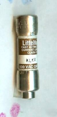Littelfuse klk-r-3 fast acting fuse 3 amp 600 volt fuse