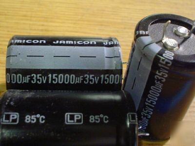 New 25 jamicon 35V 15000UF snap in capacitors 