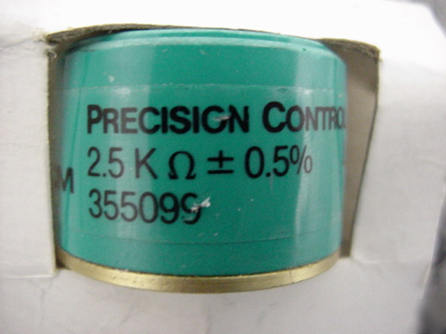 Precision trim pots 2.5 kohm +-0.5 %