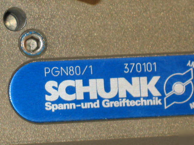 Schunk pneumatic air parallel gripper PGN80/1 pgn 80