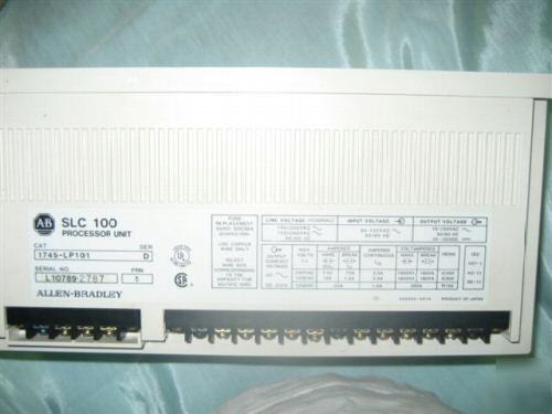 Allen bradley slc 100 programmable controller /plc