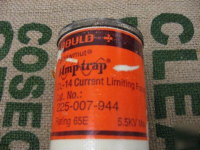 New 225-007-944 gould shawmut clip lock amp-trap fuse 