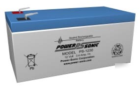 Ps-1230 rechargeable sla 12V 3.4AH battery