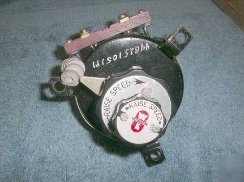 Vintage, , dual reostat motor control. too cool 