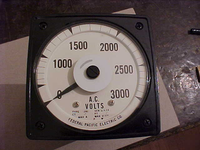  panel meter 0-3000 volts ac E209
