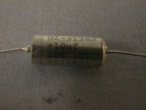 3 10UF 75V mil-spec M39003 tantalum capacitor