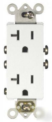 (50) 20A amp decorative decora outlet plug receptacle